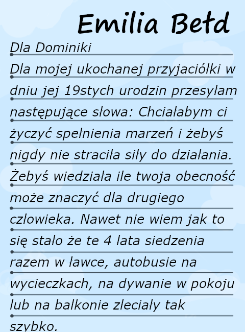 Życzenie 8
